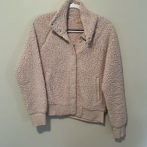 Zella Light Pink Sherpa Jacket - Medium
